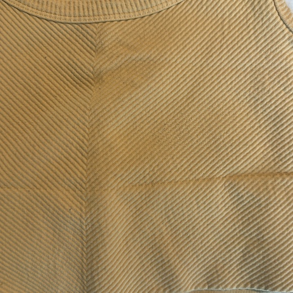 Yellow Ribbed Tank Top - Picture 5 of 5